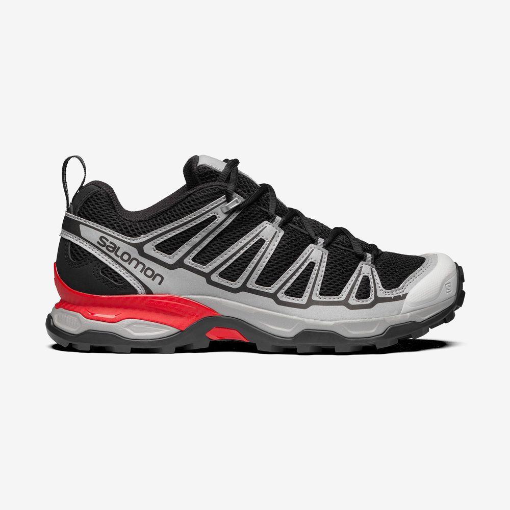 Salomon X-ULTRA Zapatillas Hombre - Negras / Plateadas - Colombia (80195-ZATQ)